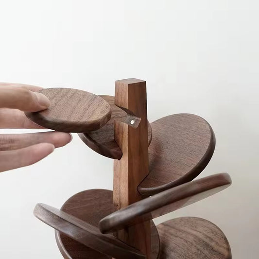 Tree Shape Wood Insulation Cushion