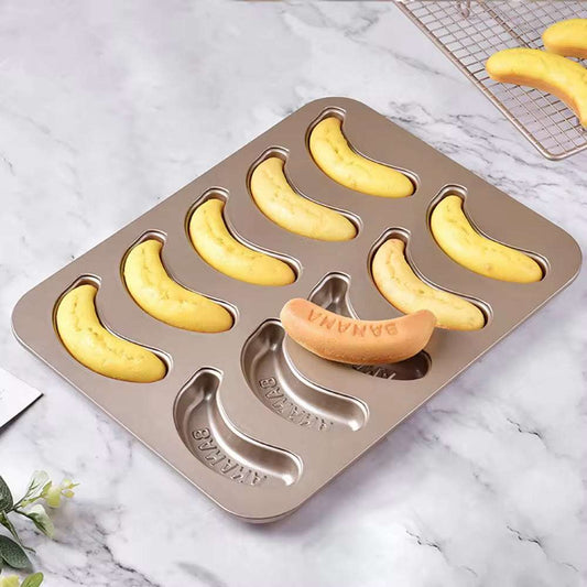 Banana Shaped Baking Tray for Cakes