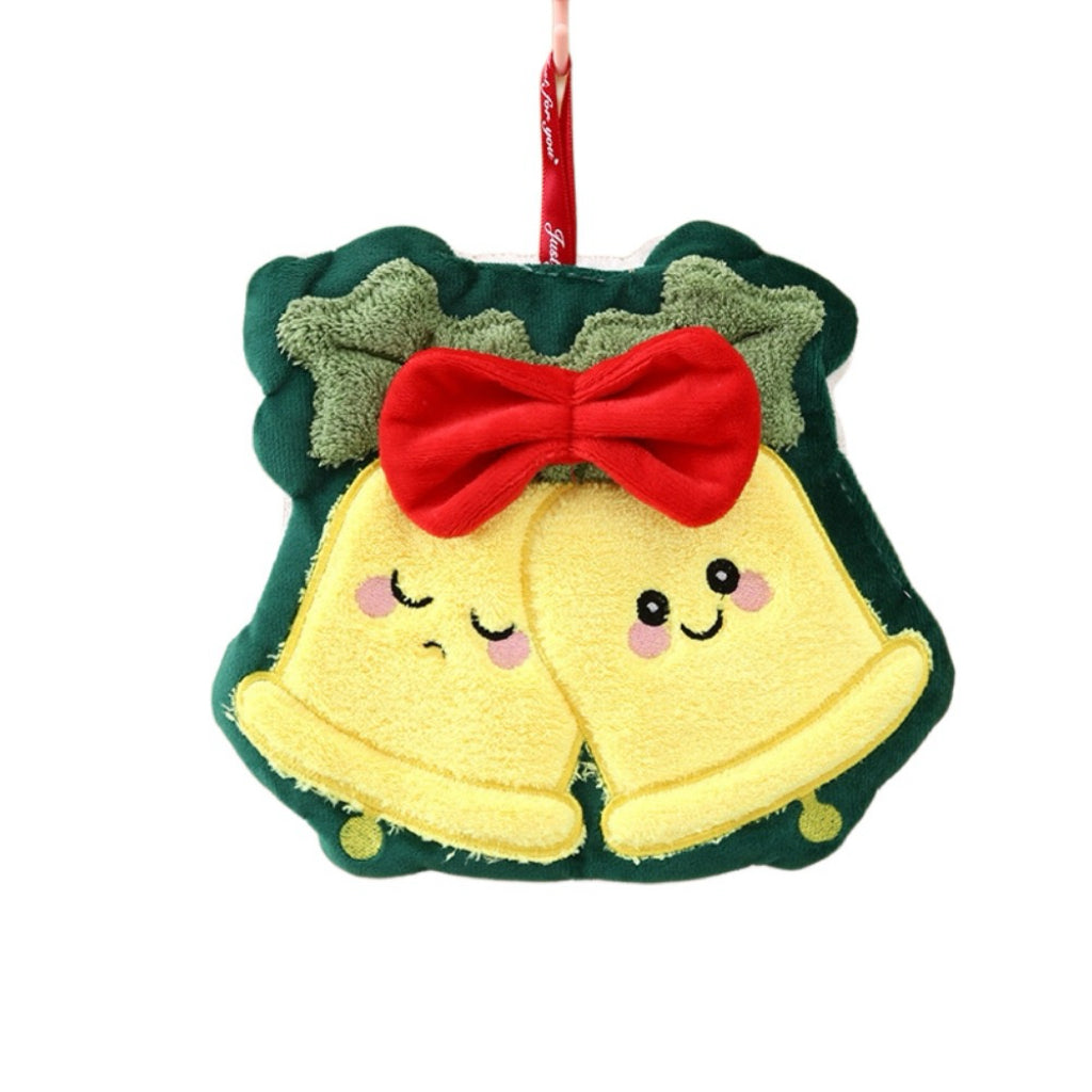Coral Fleece Christmas Quick-Drying Hand Towel