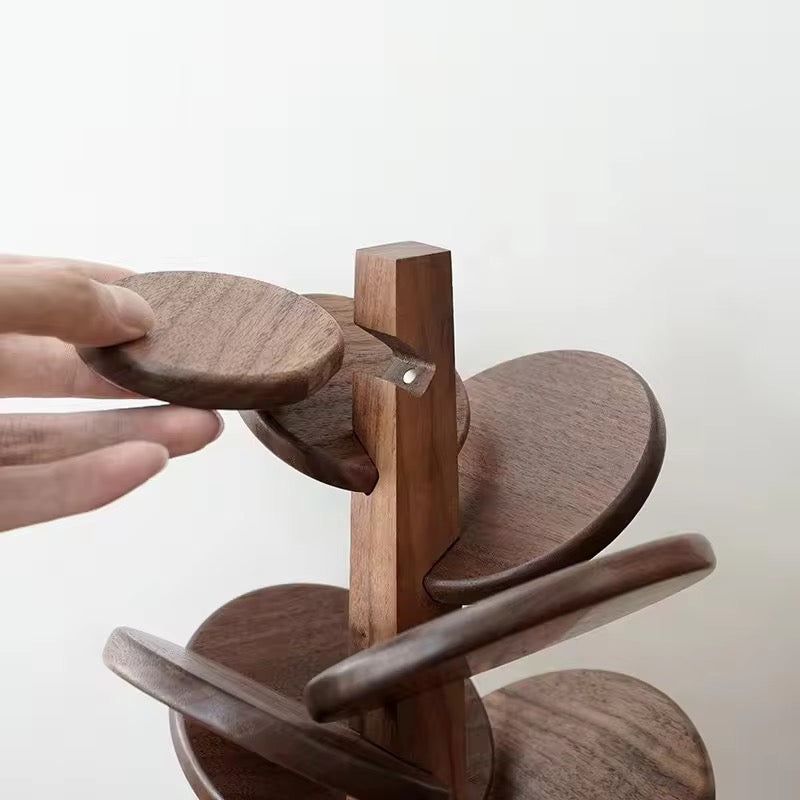 Tree Shape  Wood Insulation Cushion