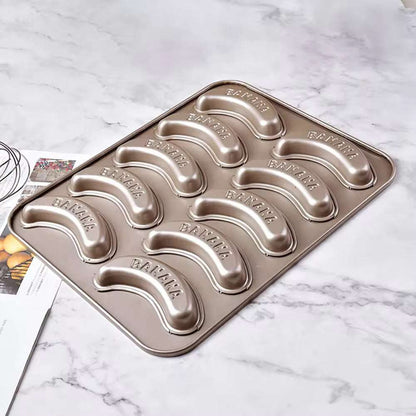 Banana Shaped Baking Tray for Cakes