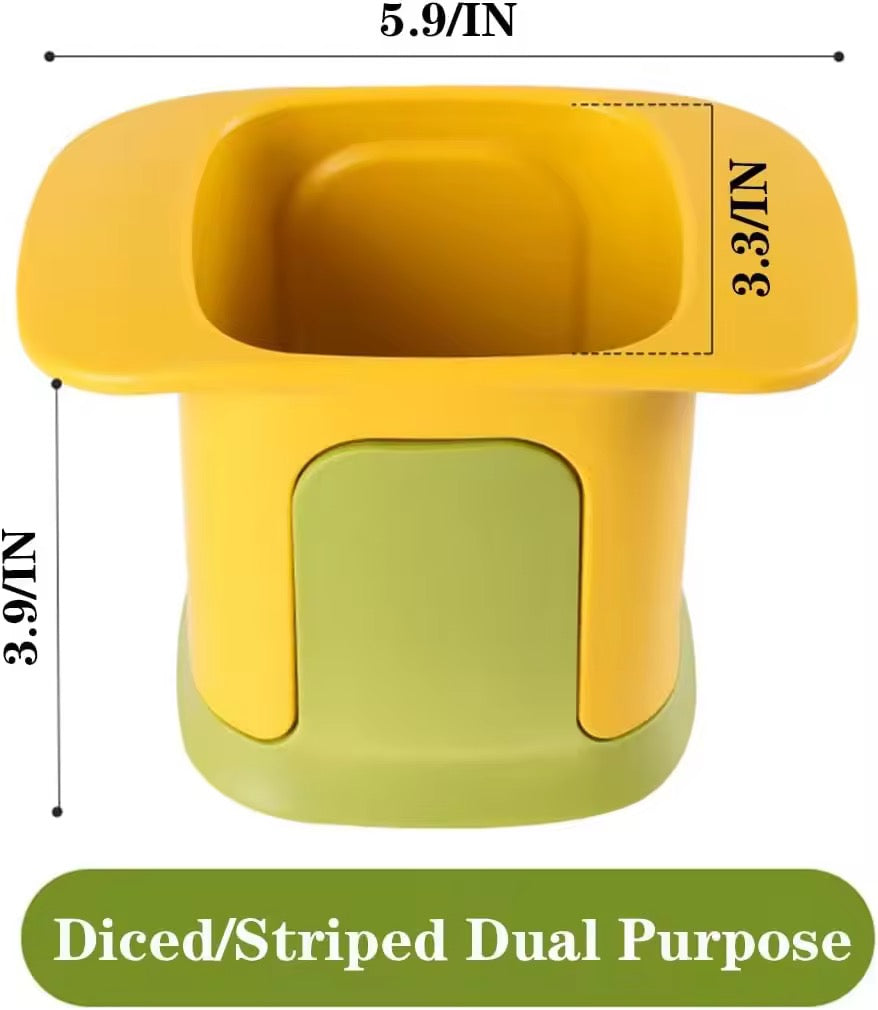 2-in-1 Hand Pressure Vegetable Chopper Dicing