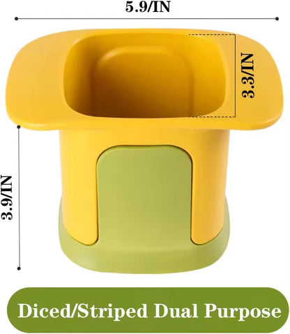 2-in-1 Hand Pressure Vegetable Chopper Dicing