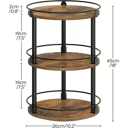 360° Rotating Kitchen Storage Rack