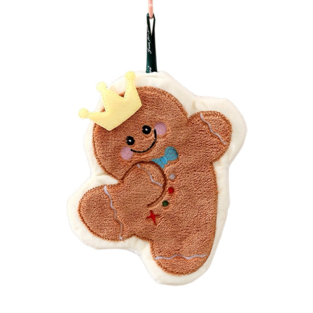 Coral Fleece Christmas Quick-Drying Hand Towel